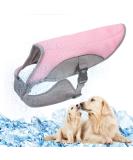 TVMall Dog Cooling Vest | Breathable Mesh Jacket for Summer | Adjustable & Reflective Stripes | Comfortable Coat for Large Medium & Small Dogs - Pink - Buy Online on GoSupps.com