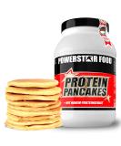 Powerstar Protein Pancakes Natur | 1000g Low Fat Pancake & Waffle Mix | 37.6% Protein | Only 1.4% Sugar | Ideal for Muscle Building Breakfast & Snack - Buy Online on GoSupps.com