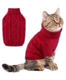 Winter Pet Sweater for Cats & Dogs | Warm Knitted Clothing for Small Breeds - Pomeranian Chihuahua Bulldog & More - Buy Online on GoSupps.com