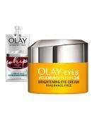 Olay Vitamin C + Peptide 24 Eye Cream, Fragrance-Free, 0.5 oz + Whip Face Moisturizer Travel/Trial Size Gift Set Olay Vitamin C + Peptide 24 Brightening Eye Cream, Fragrance-Free, 0.5 oz + Whip Face Moisturizer Travel/Tria… - Buy Online on GoSupps.com