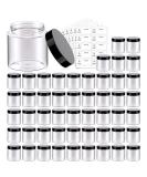 50 Pack 4 OZ Plastic Jars Round Clear Cosmetic Container Jars with Lids, Eternal Moment Plastic Slime Jars for Lotion, Cream, Ointments, Makeup, Eye shadow, Rhinestone, Samples, Pot, Travel Storage 4 Ounce - Buy Online on GoSupps.com