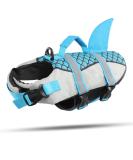 Cit toile Dog Swimming Vest - Shark Design Reflective Life Jacket for Small to Large Dogs | Protect Dogs in Water | Blue (L) - Buy Online on GoSupps.com