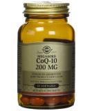 Solgar CoQ-10 200mg Softgels - Heart & Brain Support - Coenzyme Q10 Supplement - Enhanced Absorption - 60 Servings - Buy Online on GoSupps.com