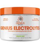 Genius Electrolyte Powder - Lemon Lime Flavor | 30 Servings for Hydration - Buy Online on GoSupps.com