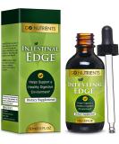 Go Nutrients Intestinal Edge - Digestive Supplement with Black Walnut Hull, Orange Peel, Lavender Flower, Gentian Root, Clove Bud, Wormwood Leaf/Stem, Non-GMO, Soy-Free - 60mL (2 oz.)