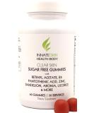 Clear Skin Acne Gummies - Effective Acne Supplements for Teens & Adults | Hormonal Acne Treatment with Pantothenic Acid & Antioxidants (60 Count - Buy Online on GoSupps.com