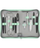 Solingen Manik r Set 12 Party - Premium Nail Set for Men & Women | Complete Manicure & Pedicure in Mint Synthetic Leather Etui - Buy Online on GoSupps.com