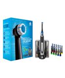 PURSONIC S330 Deluxe Ultra High Powered Rotary Oscillating Rechargeable Electric Toothbrush with Dock Charger & 12 Brush Heads (Value Pack) - Buy Online on GoSupps.com