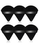 Triangle Powder Puff Set - Bvcewilty 6 Soft Velour Makeup Puffs for Loose & Body Powder | International Shipping - Buy Online on GoSupps.com