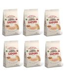 6 x Sapori Cantuccini Toscani IGP All Mandorle Almond Biscuits Biscuits Italian Tradition Italian Specialities Bag of 100 g - Buy Online on GoSupps.com