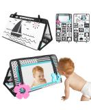 Shop Soft Contrast Baby Books with Mirror | Black & White Toys for Infants - Perfect for Baby Girls - Buy Online on GoSupps.com