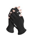 Anti-UV Gel Manicure Gloves | Fingerless Hand Skin Protection for LED Nail Lamp | Black Small/Medium | Pack of 1 - Buy Online on GoSupps.com