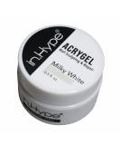 Buy IN.HYPE Milky White AcryGel/Acrylic Nail Extension Builder Gel - Poly Nail Gel for Perfect Nail Art | International Shipping - Buy Online on GoSupps.com