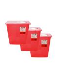 Oakridge 3 Gallon Needle and Syringe Disposal Container - Pack of 3 - Buy Online on GoSupps.com
