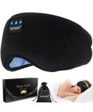 Bluetooth Sleep Eye Mask Wireless Headphones, TOPOINT Sleeping Eye Cover Travel Music Headsets with Microphone Handsfree, Sleep Headphones for Side Sleepers Gift for Men Women (Black) - Buy Online on GoSupps.com