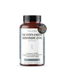 Nicotinamide riboside (No.) Nullure |NAD + forerunner |Nicotinamid Ribosid 300mg |German laboratory tested |Vegan |Antifatigue Anti-Aging Energy |NMN alternative |90 capsules (3 months) 90 pieces (1 pack) - Buy Online on GoSupps.com