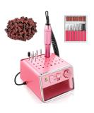 ALLE'S Professional Nail Drill 20000 RPM Portable Electric Nail Drill Machine for Acrylic and Gel Nails - USB Powered (Pink) - Buy Online on GoSupps.com