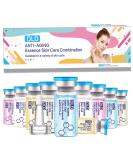 Hyaluronic Acid Serum Ampoule Set for Microneedling - 10 Vials (5ml) | Best Spa Treatment for Glowing Skin - Buy Online on GoSupps.com