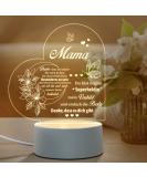 Juratar Mother's Day gift for mom by daughter son Led Lampe Nachtesicht Personalized Mama Gift Birthday Gift for Mama (Heart) - Buy Online on GoSupps.com