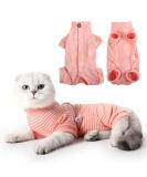 Buy Heywean Long-Sleeved Cat Body - Striped Post-Op Clothing for Castrated Cats | International Shipping Available - Buy Online on GoSupps.com