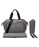 Axcone Sac   Langer Imperm able pour B b - Fourre-Tout avec Matelas   Langer & Porte T tine - Sac de Voyage Bandouli re Gris - Buy Online on GoSupps.com