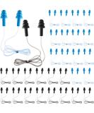 30 Pairs Silicone Corded Ear Plugs for Sleeping, Swimming, Shooting - Noise Cancelling & Waterproof Hearing Protection - Buy Online on GoSupps.com