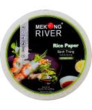 Lyan Mekong River Vietnamese Rice Paper Round 22cm - 300g | Gluten-Free, Vegan, Halal | 100% Natural - Buy Online on GoSupps.com