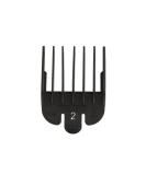 Wahl Professional 2 Guide Comb Attachment 14 (6.0mm) - 3124-001 - Ideal for Stylists and Barbers - Black - Buy Online on GoSupps.com