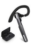 ICOMTOFIT Bluetooth Headset | Wireless Hands-Free Earpiece V5.0 with Mic for Driving/Business | iPhone & Android Compatible (Gray) - Buy Online on GoSupps.com