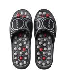 BYRIVER Tension Relief Foot Massager Sandals - Holistic Foot Care for Men & Women - Black Spring Slippers (02XL) - Buy Online on GoSupps.com