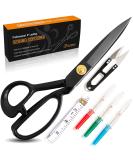 Sewing Scissors for Fabric Cutting  Heavy Duty Scissors  Ultra Sharp Sewing Shears for Quilting, Sewing, and Dressmaking with Tape Measure, Thread Snips, 3 Seam Rippers - Buy Online on GoSupps.com