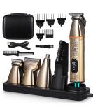 Bestauty Dock Charging Beard Trimmer | 5-in-1 Cordless Shaving Kit for Men | Hair Clippers Face Razors & Nose Hair Trimmer | Perfect Birthday Gift for Men - Buy Online on GoSupps.com