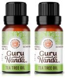 Tea Tree Essential Oil (Pack of 2 x 15 ml) - 100% Pure Therapeutic Grade, Essential Oil for Skin, Nails, Hair, Acne, Dandruff Control, Use in Aromatherapy Diffuser, Skin Care & Beauty - GuruNanda Tea Tree 0.51 Fl Oz (Pack … - Buy Online on GoSupps.com