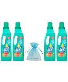 Ace for Colours Remove stains Hygienic Cleaning 1L Fresh Perfume Pack of 4 + Gift For you Organza small bag - Buy Online on GoSupps.com
