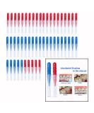 OFKPO Interdental Brush Kit - 50 Pieces Dental Care Tooth Cleaner (2.5 mm & 3.0 mm) - International Shipping Available - Buy Online on GoSupps.com