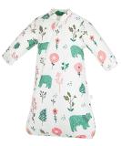 Organic Cotton Baby Sleep Bag 3.5 Tog with Removable Long Sleeve, Bear Design, 3-12M - Winter Baby Sleep Sack for Newborns - Bedding Gift - Buy Online on GoSupps.com
