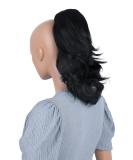 Buy CAISHA 35cm Helena Braid Hairpiece - Voluminous Wavy Black Hair Extension with Butterfly Clip - Perfect for All Occasions - Buy Online on GoSupps.com