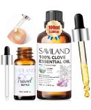 SAVILAND Clove Oil for Toenail Fungus - 100% Pure Organic Nail Growth Oil | Natural Fungal Treatment & Cuticle Care 2024 - Buy Online on GoSupps.com