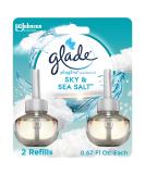 Glade PlugIns Refills Air Freshener - Sky & Sea Salt Scented Essential Oils - 1.34 Fl Oz (2 Count) - Buy Online on GoSupps.com