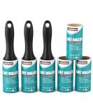 Lint Rollers for Pet Hair 8m 60-Sheet Rolls 6 Pack Clothes Sofa Bed and Carpet Removes Dog Cat hairs Dust and Fluff From Garments Furniture and Car Seats 60 Sheets per Refill Pack of 6 Roll / 3 Handles - Buy Online on GoSupps.com