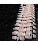 240 Pcs Pink French Short Fake Nails - Full Cover Acrylic Nails in 12 Sizes - Buy Online on GoSupps.com