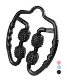ShadowFit Muscle Massager Roller | Trigger Point Foam Roller for Calves, Legs, Arms | Relieve Soreness, Stiffness | Cellulite, Deep Tissue Massaging - Black - Buy Online on GoSupps.com