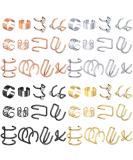 OIIKI 48Pcs Hair Braids Cuffs - Metal Hair Rings for Dreadlock Punk Hair - Non-Piercing Ear Clips - Hair Styling Accessories - Buy Online on GoSupps.com
