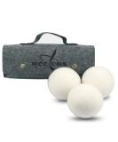 Organic Wool Dryer Balls - XL 3 & 6 Pack | Reusable New Zealand Sheep Wool | Eco-Friendly Alternative to Dryer Sheets - Buy Online on GoSupps.com