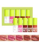 Xumann 5PCS Fat Lip Oil Set Non-Sticky Oil Lip Moisturizing Lip Oils Long Lasting for Girls Women - Buy Online on GoSupps.com