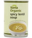 Suma Organic Spicy Lentil Soup 400g x12 - Buy in Bulk for Delicious and Healthy Meals - Buy Online on GoSupps.com