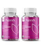 Hyland's Organic Sambucus Elderberry Gummies with Zinc and Vitamin C - Immune Support Supplement for Adults - 2 Bottles of 60 Count - Naturals Adult Elderberry - Buy Online on GoSupps.com