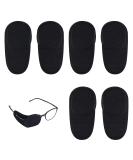 6pcs Eye Patches for Glasses  Reusable Non-Woven Fabric Black Eye Patches to Cover Left Right Eye Improve Vision for Kids' & Adults' Lazy Eye Amblyopia Strabismus (Medium) - Buy Online on GoSupps.com