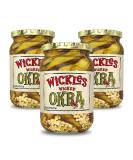 Wickles Pickles Wicked Okra (3 Pack - 16oz Each) - Pickled Okra - Slightly Sweet  Definitely Spicy  Wickedly Delicious - Buy Online on GoSupps.com
