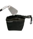 Club Scrub Golf Club and Golf Ball Cleaning Bag, Waterproof Clean Face Technology Liner, Perfectly Dry Neoprene Exterior, Detachable Clip, Machine Washable, Cleans Club Grooves Black - Buy Online on GoSupps.com